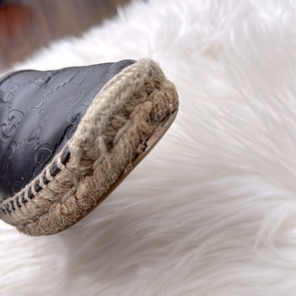 GUCCI Micro Guccissima Leather Espadrilles - Picture 16 of 16